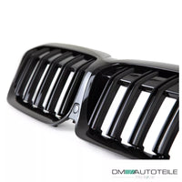 Set Griglia a doppia barra per la BMW Serie 3 G20 G21 Nero Lucido + M