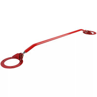 Barra alluminio rossa anteriore 3 pezzi regolabile VW Golf 3 Vento Passat 35i