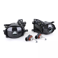 Set fendinebbia vetro trasparente nero fumo adatto per BMW Serie 5 E39 00-04