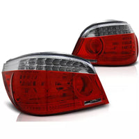 Luci posteriori LED per BMW Serie 5 E60 2003-2007 rosse/chiare ottica LCI