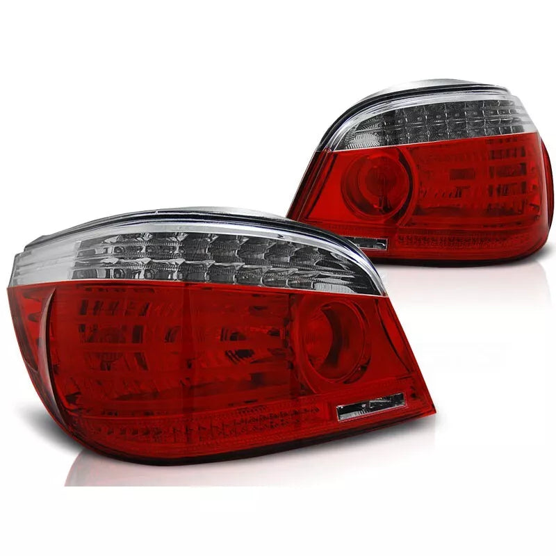 Luci posteriori LED per BMW Serie 5 E60 2003-2007 rosse/chiare ottica LCI