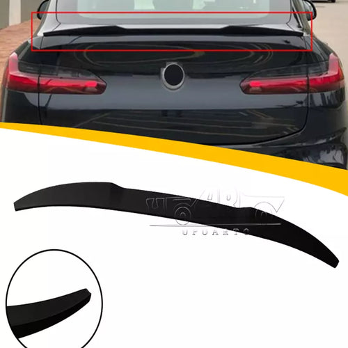 Spoiler Posteriore Nero Lucido +3M per BMW X4 G02 anche M