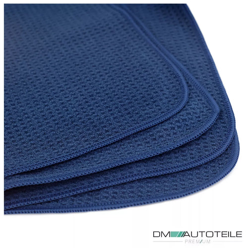 1x DM-Exclusive Panno Microfibra CRYSTAL STAR BLU Finestra Cromato 60x40