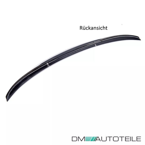 Spoiler Posteriore Evo bagagliaio lama Nero Lucido per BMW Serie 3 F30 berlina