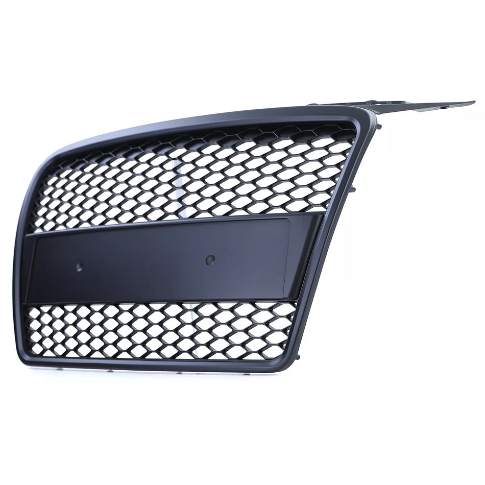 Griglia Sport a nido d'ape senza emblema nera opaca adatta per Audi A3 8P 05-08