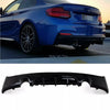 Diffusore posteriore Nero Lucido per BMW F22 F23 235 240