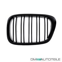 Griglia doppia barra per BMW Serie 5 E39 Nero Lucido + M M5