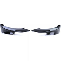 Spoiler parafango anteriore splitter nero lucido, per BMW Serie 3 E92 E93 10-13