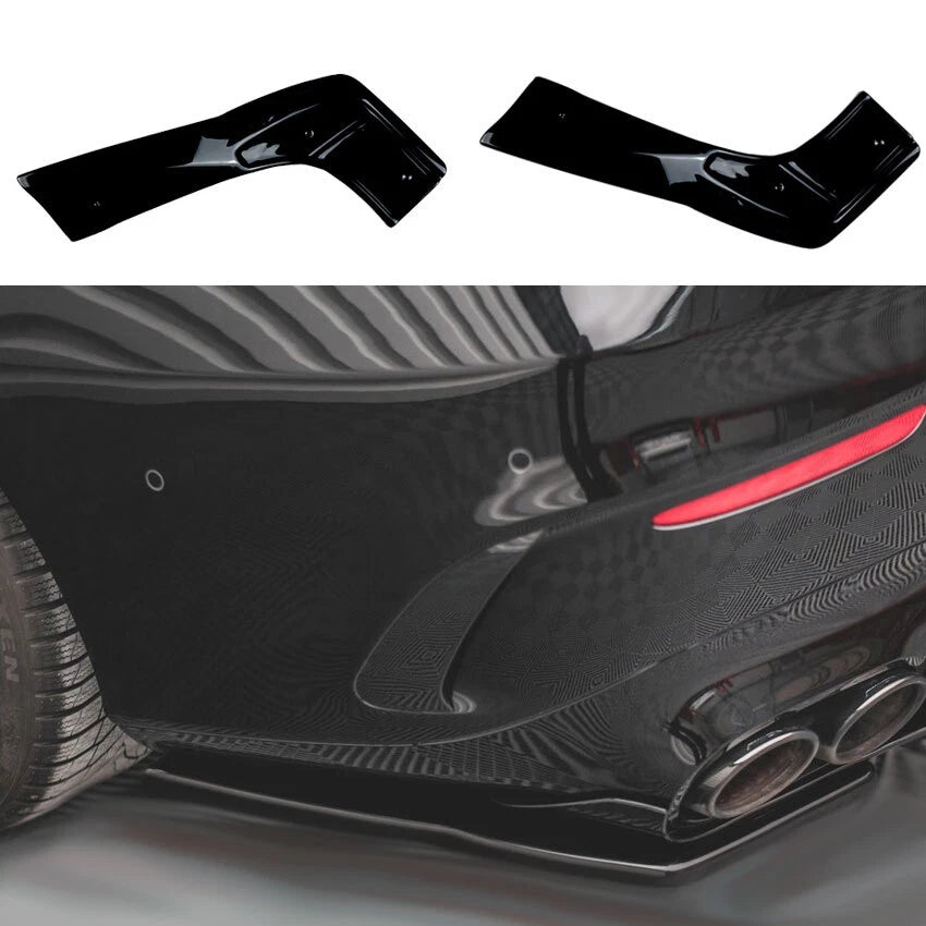 SPOILER SPLITTER LATERALE DIFFUSORE GREMBIULE per MERCEDES C118 X118 CLA-KLA