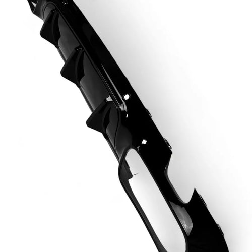 Diffusore + Terminali di Scarico 2X2 (NERO) per MERCEDES C257 CLS