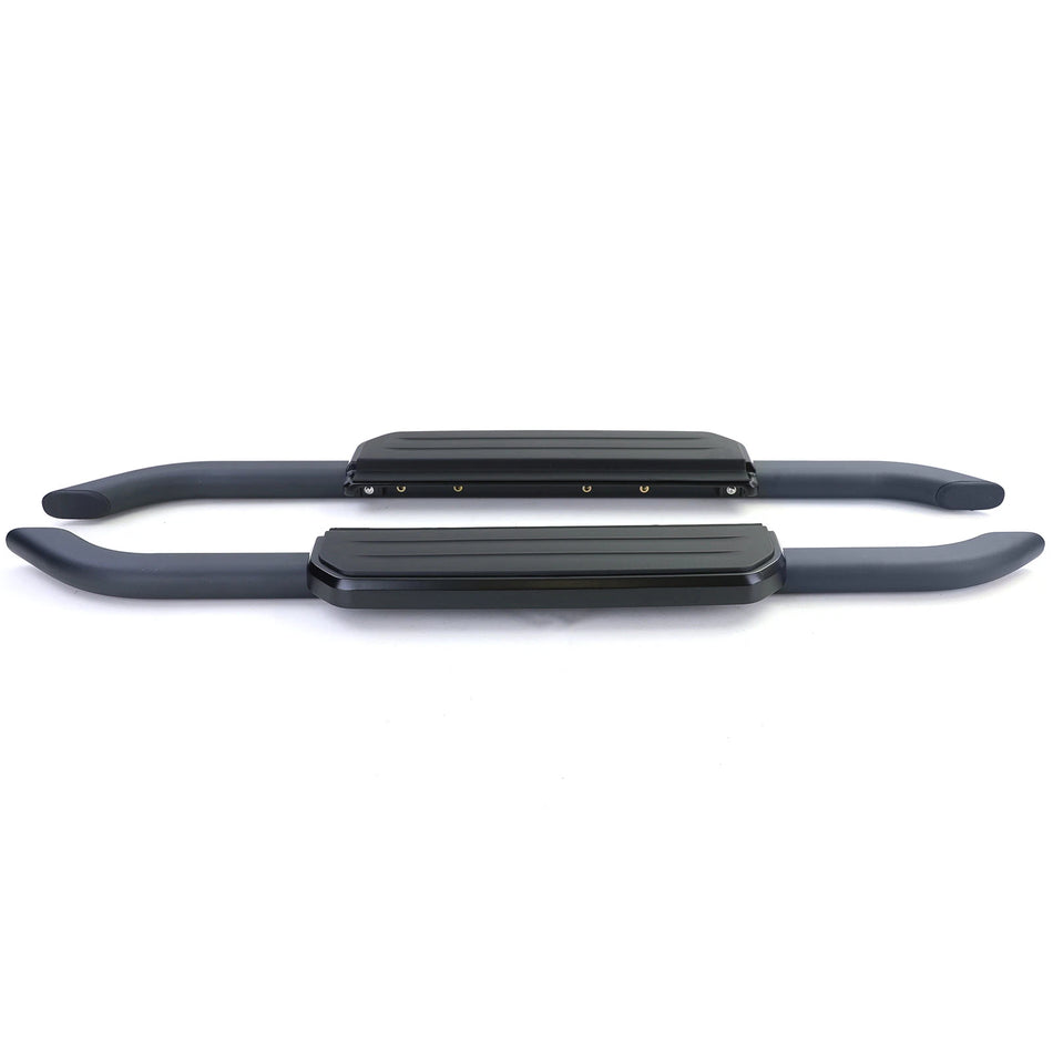 Pedane Tubi Laterali Alluminio Nero, per Land Rover Defender L663 90 dal 19