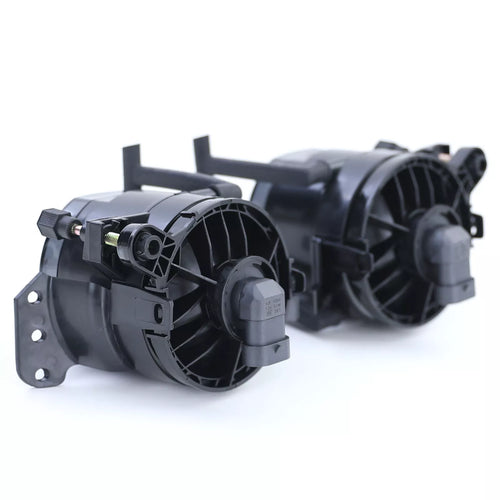 Coppia fendinebbia vetro trasparente HB4 nero fumo adatti, per BMW E60 E61 03-07