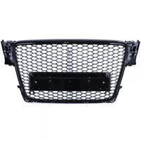 Griglia radiatore favi sport senza emblema nero lucido per Audi A4 B8 8K 07-11