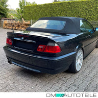 Set luci posteriori LED per BMW E46 Cabrio rosso fumo 99-03 su look lifting