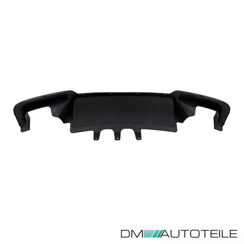 Diffusore posteriore 4 tubi Nero Lucido 668 per BMW Serie 5 F10 F11 con M5