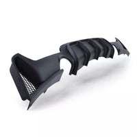 Diffusore posteriore opaco + terminale look 440, per BMW F32 F33 F36 425 428 430