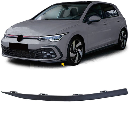 Barra spoiler paraurti opaca sinistra per Vw Golf 8 GTI GTD R-Line 19-24