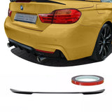 Spoiler Posteriore bagagliaio Nero Lucido per BMW Serie 4 F33 cabriolet non M4