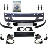 PARAURTI anteriore per SRA PDC nebbia +SET DI MONTAGGIO per BMW E39 tranne M5 M