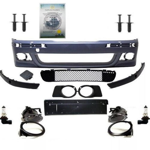 PARAURTI anteriore per SRA PDC nebbia +SET DI MONTAGGIO per BMW E39 tranne M5 M
