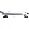 Diffusore posteriore lucido + terminale look, per BMW F32 F33 F36 425 428 430