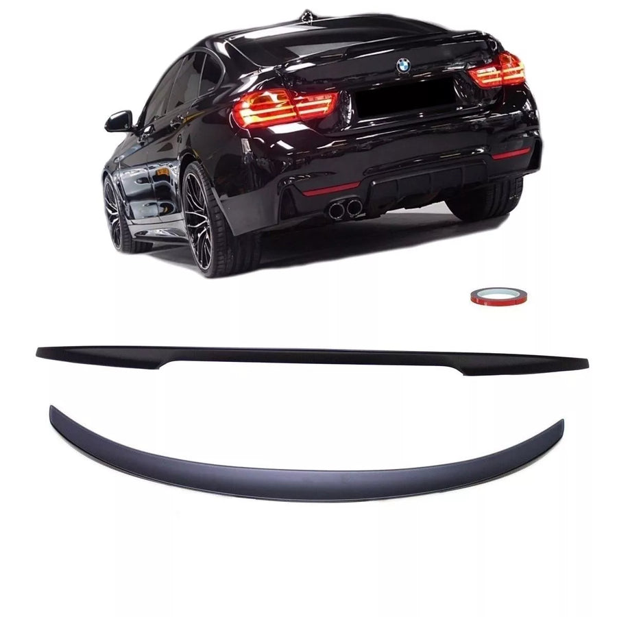 Spoiler Posteriore posteriore spoiler Nero Opaco per BMW Serie 4 F36