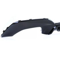 Diffusore posteriore lucido + terminali 340 look per BMW Serie 3 G20 G21 320 330