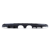 Diffusore posteriore doppio tubo centrale Nero per VW Golf 6 1K 08-13