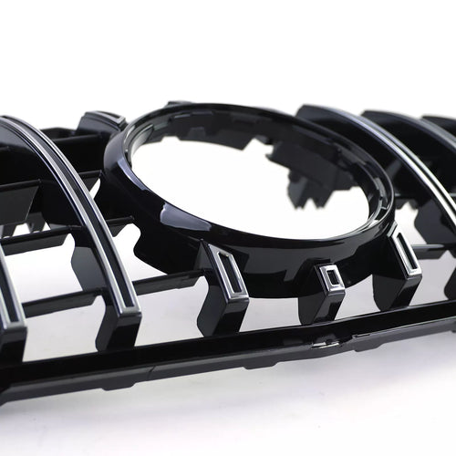 Griglia Sport nera lucida cromata, per Mercedes GLK X204 08-12 prefacelift