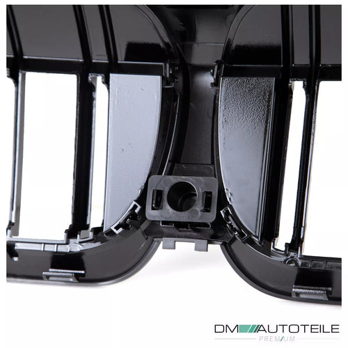 Set Griglia a doppia barra per la BMW Serie 3 G20 G21 Nero Lucido + M