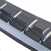 Parabordo di carico acciaio inox nero paraurti interno per BMW Serie 5 G30 G31