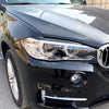 Mascherine fari malocchio nero lucido per BMW X5 F15 & X6 F16 2013-2018