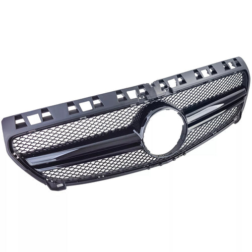 Griglia Sport doppio ponte nera lucida, per Mercedes Classe A W176 12-15