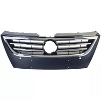Griglia radiatore nera + barre cromate adatta per VW Passat CC 2008-2012