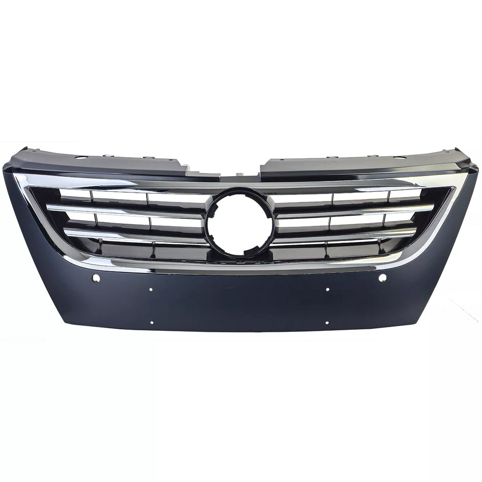 Griglia radiatore nera + barre cromate adatta per VW Passat CC 2008-2012
