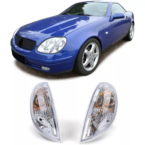Frecce in vetro trasparente con lampadina per Mercedes SLK R170 96-04