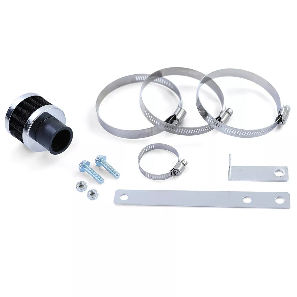 Kit aspirazione aria con filtro aria sportivo nero per Audi TT 8N 1.8 4Zyl – vista 2