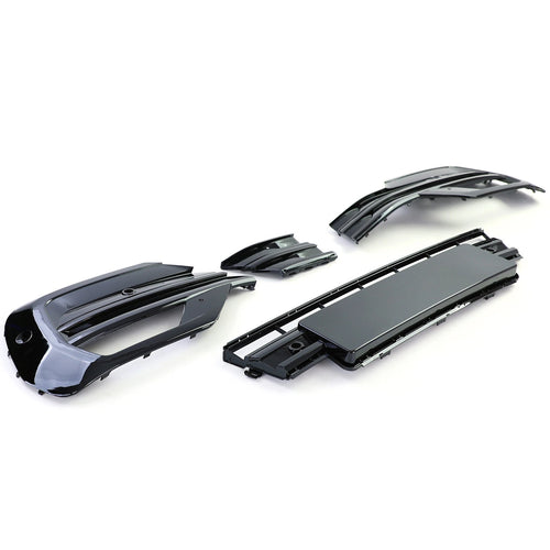 Mascherine fendinebbia nero lucido per VW T6.1 Bus Transporter dal 19