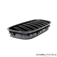 Griglia doppia barra nera BRILLANTE per BMW Serie 5 F07 GT 08-17