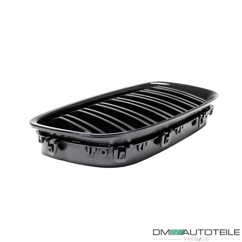 Griglia doppia barra nera BRILLANTE per BMW Serie 5 F07 GT 08-17