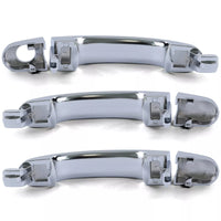 Set 3 maniglie porte esterne cromate da sostituire per VW Bus T5 03-09