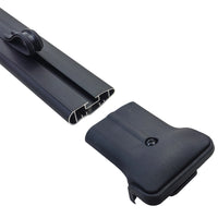 Barre portatutto trasversali alluminio nere adatte per VW T6 T6.1 2015-2024