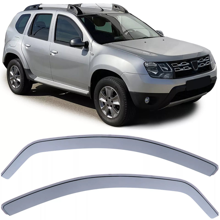 Deflettori Antivento Antivento Nero Smoke per Dacia Duster SD 10-18