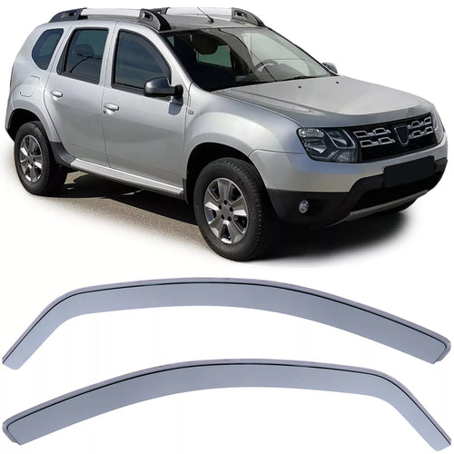Deflettori Antivento Antivento Nero Smoke per Dacia Duster SD 10-18