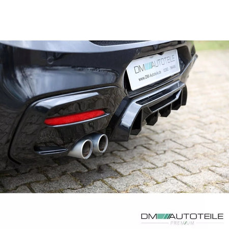 Competition diffusore Nero Lucido per BMW F20 F21 M135 M140 LCI 2015 – vista 2