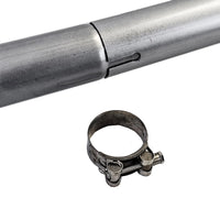 Terminale scarico duplex 4 tubi look conversione per BMW F30 F31 320 325 328 330