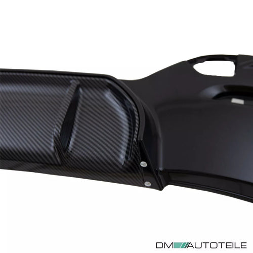 Diffusore Competition Nero Carbonio 2 Tubi per BMW F20 F21 M LCI