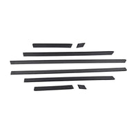 8 pz. Set battiporta touring Nero clip per BMW Serie 5 E34 88-96