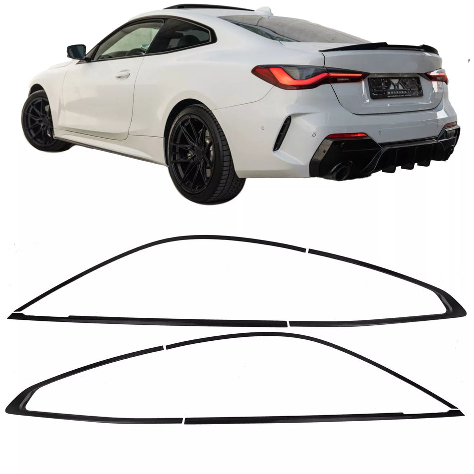 Set modanature Shadow Line nero lucido per BMW Serie 4 G22 Coupè dal 2020