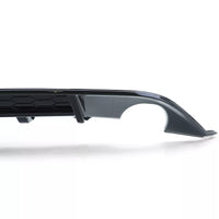 Diffusore posteriore doppio scarico singolo Nero per VW Golf 7 GTI 13-17